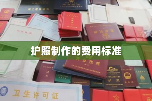 双溪护照制作的费用标准