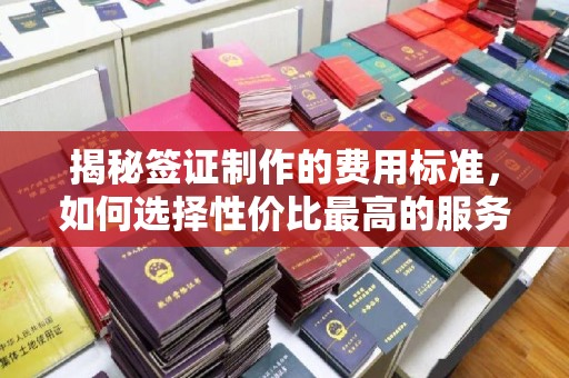 双溪揭秘签证制作的费用标准，如何选择性价比最高的服务？