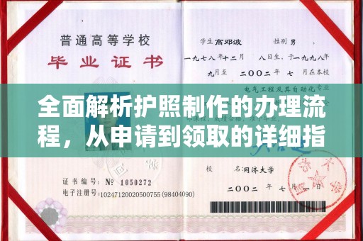 双溪全面解析护照制作的办理流程，从申请到领取的详细指南