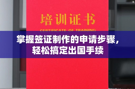 双溪掌握签证制作的申请步骤，轻松搞定出国手续