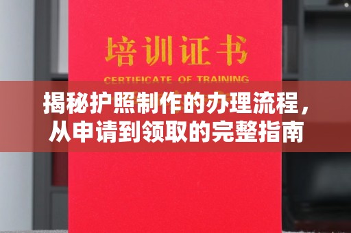 双溪揭秘护照制作的办理流程，从申请到领取的完整指南