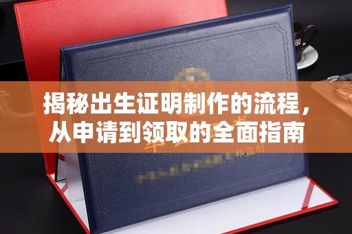 双溪揭秘出生证明制作的流程，从申请到领取的全面指南